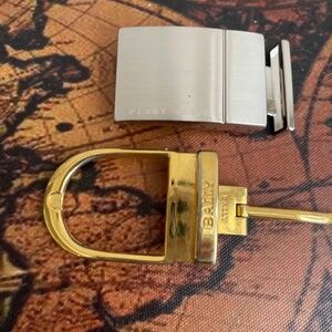 2 mens buckle bally buckle perry Ellis free